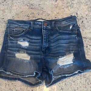 BKE Parker Distressed Jean Shorts 27